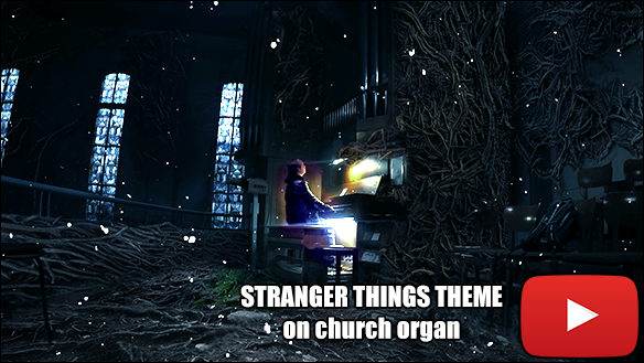 STRANGER THINGS THEME on church organ